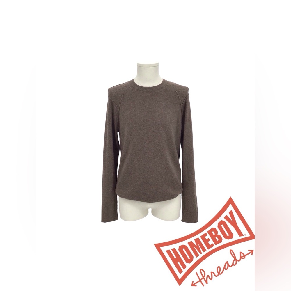 NWT Helmut Lang Brown Long Sleeve sweatshirt size medium